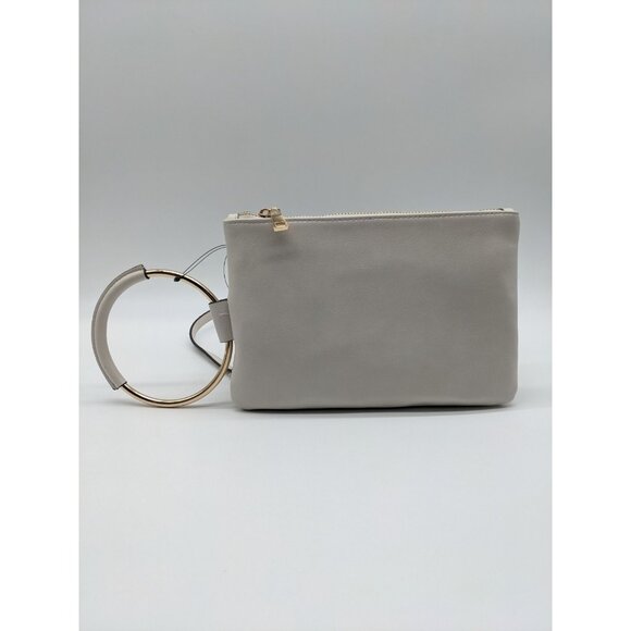 INC Charlii bangle handle women's crossbody bag clutch - WHITE/ BONE / OFF-WHITE - Picture 5 of 11
